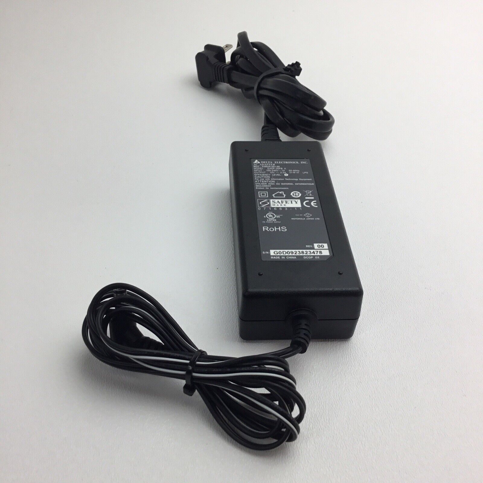 *Brand NEW*Delta Electronics 12V 2.5A AC Adapter Model EADP-30FB A Power Supply